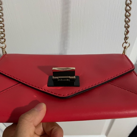 Kate spade - wallet crossbody in red leather. - Picture 7 of 11